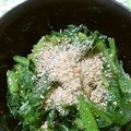 bineta's cooksnap of when they made 小松菜のちょい辛おひたし.