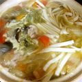 くみっ5's cooksnap of when they made 絶品ほうとう鍋.