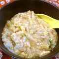 fuumie's cooksnap of when they made ＊鮭フレークと白菜の生姜味噌ぞうすい＊.
