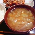 ＊とりこ＊'s cooksnap of when they made 白菜の味噌汁.