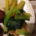 ディヤーナ's cooksnap of when they made 【小松菜・じゃが芋・桜エビ】ウマウマ炒め.