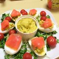 ばんぶーすのう's cooksnap of when they made スモークサーモンとアボカドの玉子ボート♪.
