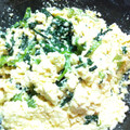 さばを's cooksnap of when they made 簡単春菊とささみのの白和え風♡.