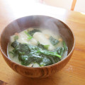 pali's cooksnap of when they made おもちとほうれん草のみそ汁.