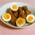 sweet_rose's cooksnap of when they made 鶏手羽元とゆで卵の甘辛煮.