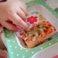 **みっきー**'s cooksnap of when they made 離乳食☆手づかみ☆ピザトースト♪.