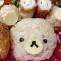 あやももチン's cooksnap of when they made リラックマ簡単キャラ弁.