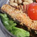 めかにか's cooksnap of when they made 鮭のごまみそ焼き.