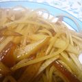 Connie☆K's cooksnap of when they made 簡単!こく旨！奈良漬パスタ.