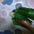 masatonton's cooksnap of when they made 『茗荷の味噌✿大葉巻』...1杯ど～ぞ(〃^∇^)o＼Ξ酉／.