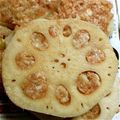 ♡やたちゃん♡'s cooksnap of when they made レンコンにミンチを詰める方法.
