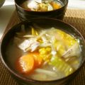 時花菜's cooksnap of when they made コク旨☆豚汁.