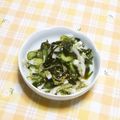 かふぇmomo's cooksnap of when they made わかめの和え物.