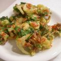くまんぼう's cooksnap of when they made セロリの葉っぱでかき揚げ.