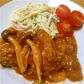 バナナ789's cooksnap of when they made 簡単＊煮込みハンバーグ.