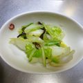 はーとねこ's cooksnap of when they made 【残野菜】白菜の塩昆布ピリうま浅漬け.
