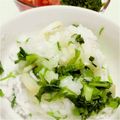 スーティー's cooksnap of when they made しらす入り七草がゆ.