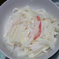 抹茶もつこ's cooksnap of when they made 大根とカニカマのサラダ♪.