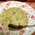 嫁いで母になった朱猫's cooksnap of when they made とろ～り♪チーズリゾット風七草粥.