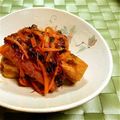 AYAぁゃ's cooksnap of when they made じゅ～すぃ♬高野豆腐と野菜のネギだれ漬け.