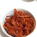 ルルマツ's cooksnap of when they made 白ご飯モリモリ！さきイカ♪コチュジャン♡.