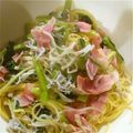 錦戸亮子's cooksnap of when they made シャキッ! 野沢菜の和風パスタ♪♪.