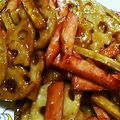 koroo16's cooksnap of when they made 豚バラと根菜（蓮根＆ごぼう）の丼♡.