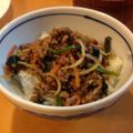 ちぢみchan's cooksnap of when they made 簡単！挽き肉野菜丼.