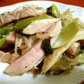 おりがみkidsママ's cooksnap of when they made ボンレスハムとチンゲン菜の中華風野菜炒め.