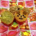 オクラとナス's cooksnap of when they made キャラスイーツ＊くまちゃんマフィン♡.