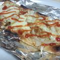mayoma's cooksnap of when they made めちゃ簡単♪油揚げdeピザ.