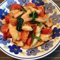 パラオガール's cooksnap of when they made 鶏胸肉❆トマト生姜焼き.