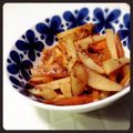 masabagel's cooksnap of when they made じゃがいもと桜エビのエスニックきんぴら.