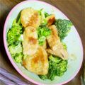 よしみるく's cooksnap of when they made 鶏胸肉とブロッコリーのオーロラソース和え.