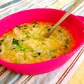 Marrietty's cooksnap of when they made 余ったお粥リメイク♪カレーチーズ粥.