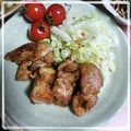 ＴＯＭＯＷＡＴ's cooksnap of when they made 鶏モモ肉で☆ボリューム生姜焼き.