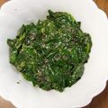 みにまめ's cooksnap of when they made 美味しい！モロヘイヤの胡麻和え.