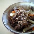 黒豚チョコ's cooksnap of when they made *チャプチェ～残り野菜を使って～*.