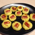 ちあきのき's cooksnap of when they made もっちもち❤ウインナー入りポテトもち.