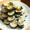 shizmon's cooksnap of when they made おもてなしに！韓国海苔巻：キムパブ.
