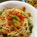 ゆうかちゃんまんま's cooksnap of when they made 辛すぎた野菜炒めを救済そーめんチャンプル.
