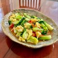 Superlittleboo's cooksnap of when they made トマト･チンゲン菜･卵の中華風炒め.