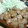 お天気まま's cooksnap of when they made お弁当にウマウマミートボール.