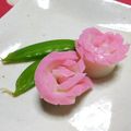 シャンプーハット's cooksnap of when they made かまぼこのお花☆飾りきり☆お弁当お節に♪.
