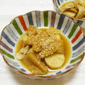 pitachan1's cooksnap of when they made 長芋と油揚げのニンニク煮.