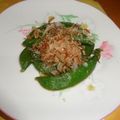堕天使M's cooksnap of when they made スナップエンドウのバター炒め.