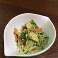 paneer's cooksnap of when they made 人参と水菜の粒マスタード入り洋風和えもの.
