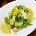 B子chan's cooksnap of when they made 柚子香る☆水菜とキノコのおひたし風.