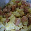 dreambs's cooksnap of when they made スパムとじゃがいもとたまねぎのサラダ♪.