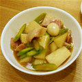 miko0923's cooksnap of when they made 長いもとアスパラガスの中華炒め.